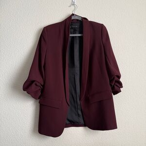 Zara Burgundy Blazer